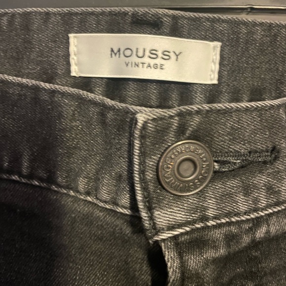 Moussy Vintage Black Jeans Size 31 - Picture 2 of 6
